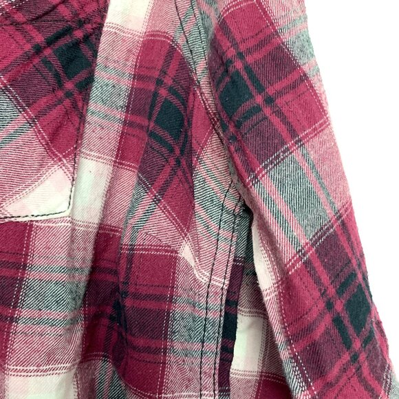 Roots Flannel Plaid Shirt - Picture 3 of 5